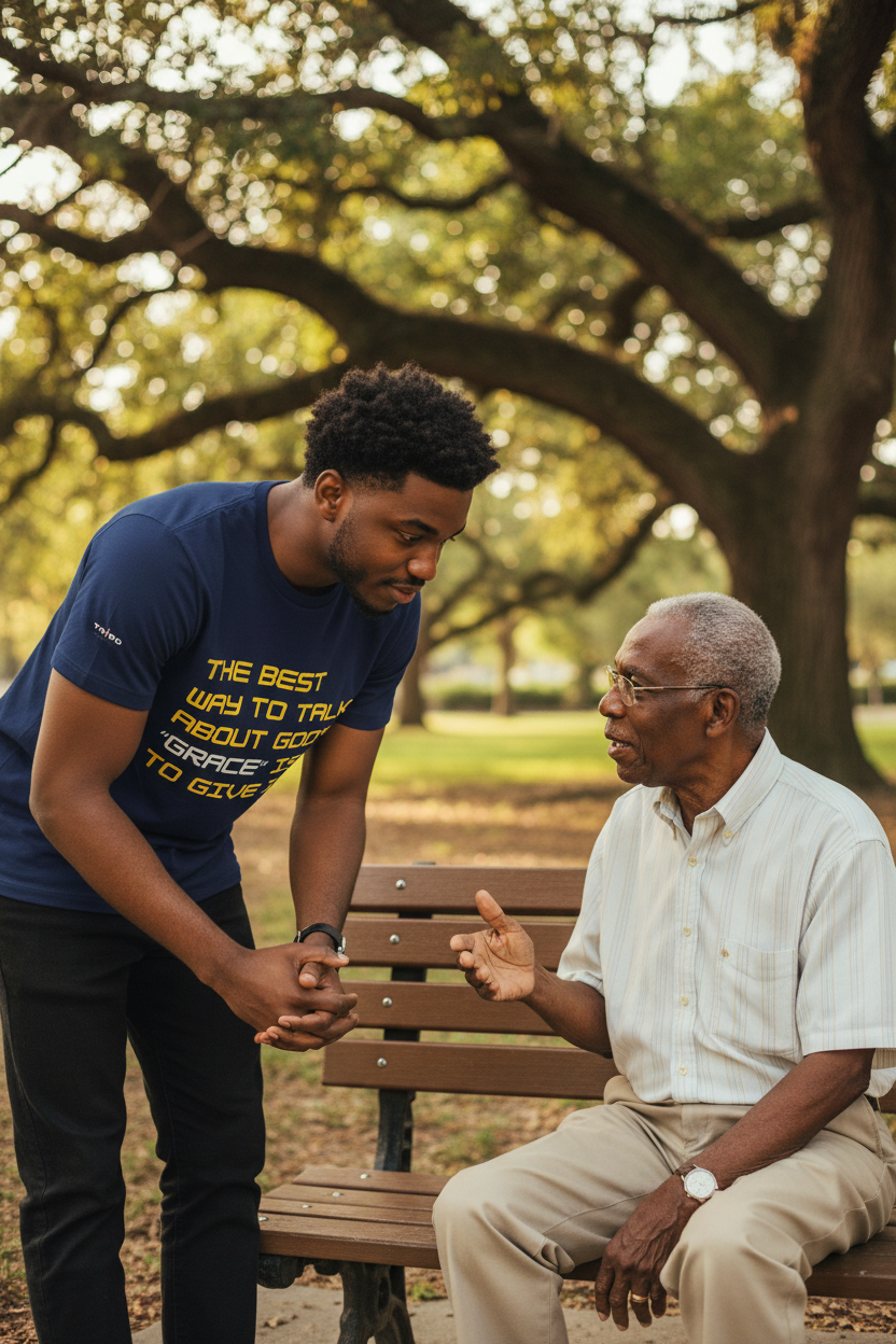 Give Grace Tee – Park Bench Lifestyle
