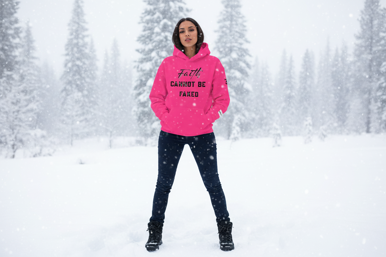 Hot Pink F.C.B.F Hoodie Snow Lifestyle