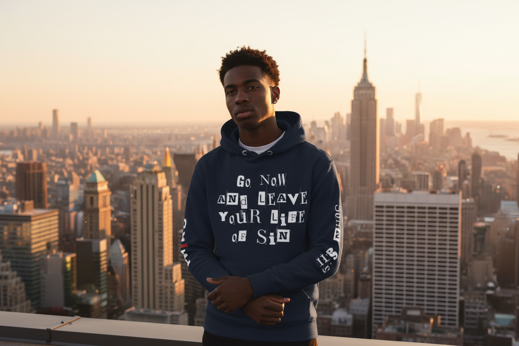 Leave Life of Sin Hoodie – NYC Skyline Lifestyle