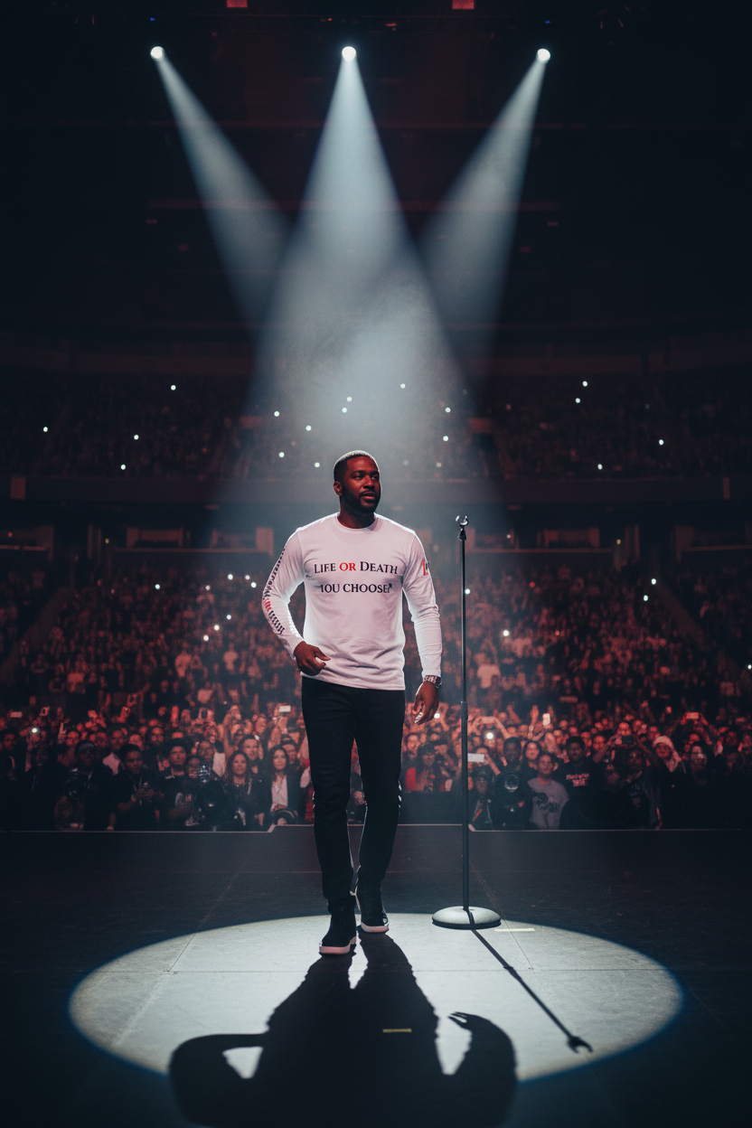 Life or Death Long Sleeve – Stage Lifestyle
