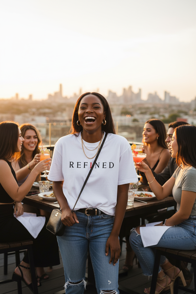 Refined White Tee – Women's Lifestyle