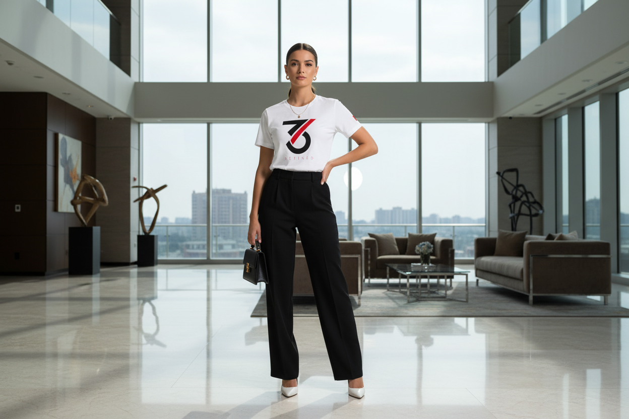 Set Apart White Tee Business Building Women's Lifestyle
