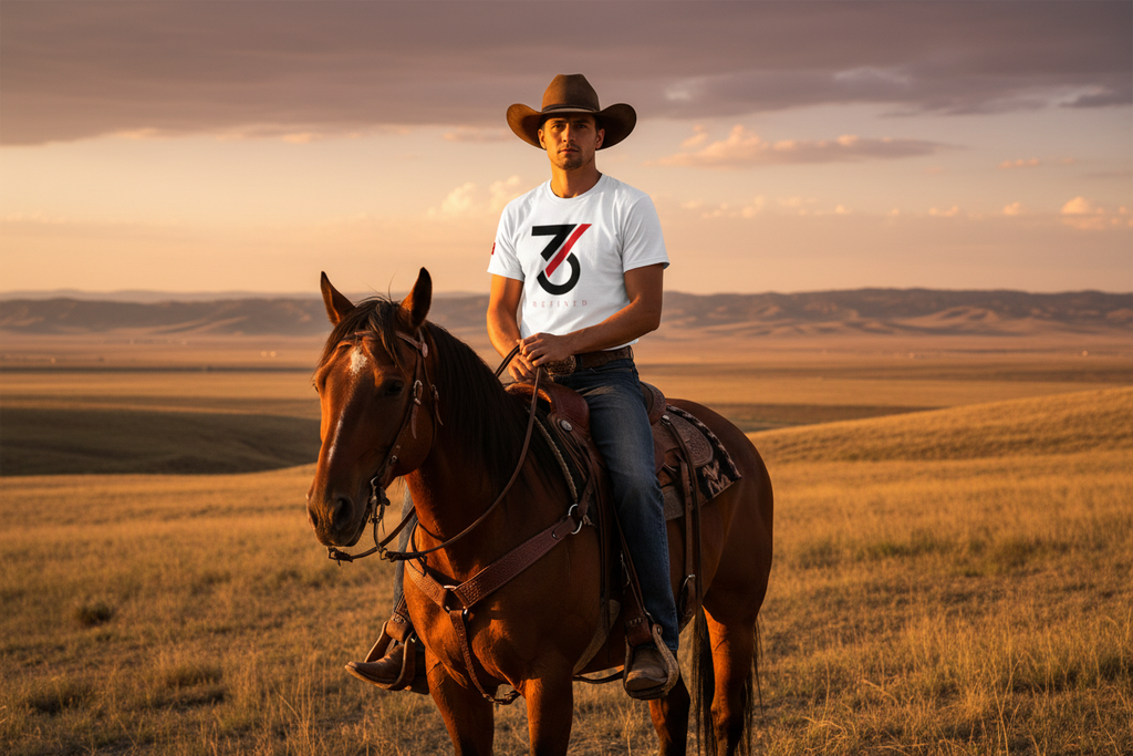 Set Apart White Tee Cowboy Country Lifestyle