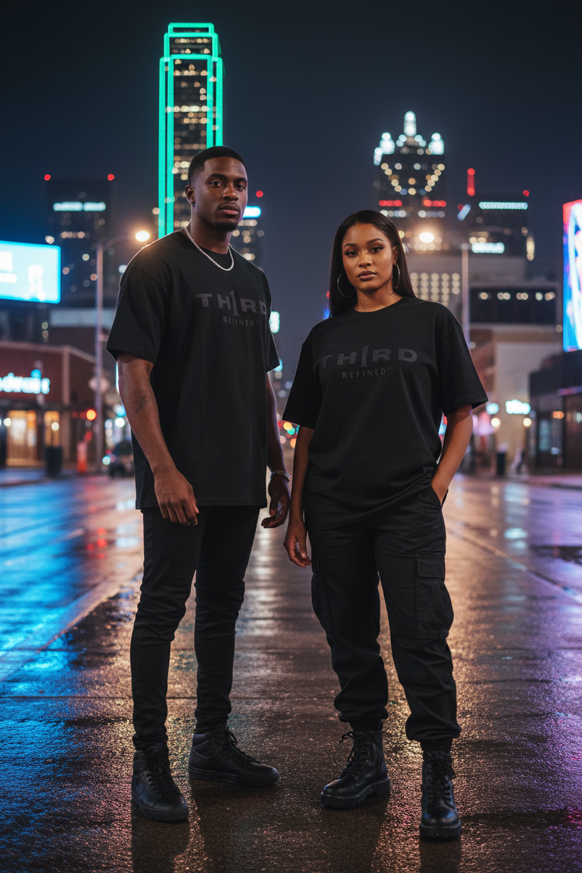 TH1RD Refined Blackout Box Tee — Couple Lifestyle