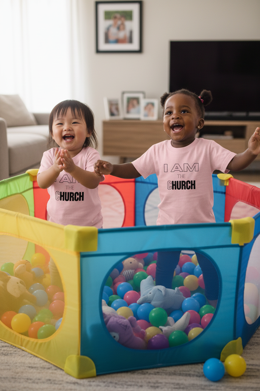 Toddler I AM the Church Tee - Play Pin