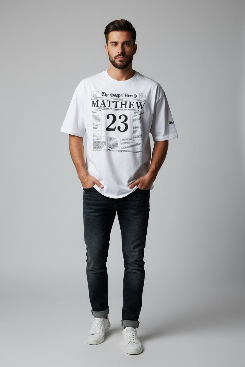 Woe To You Tee (White) – Studio
