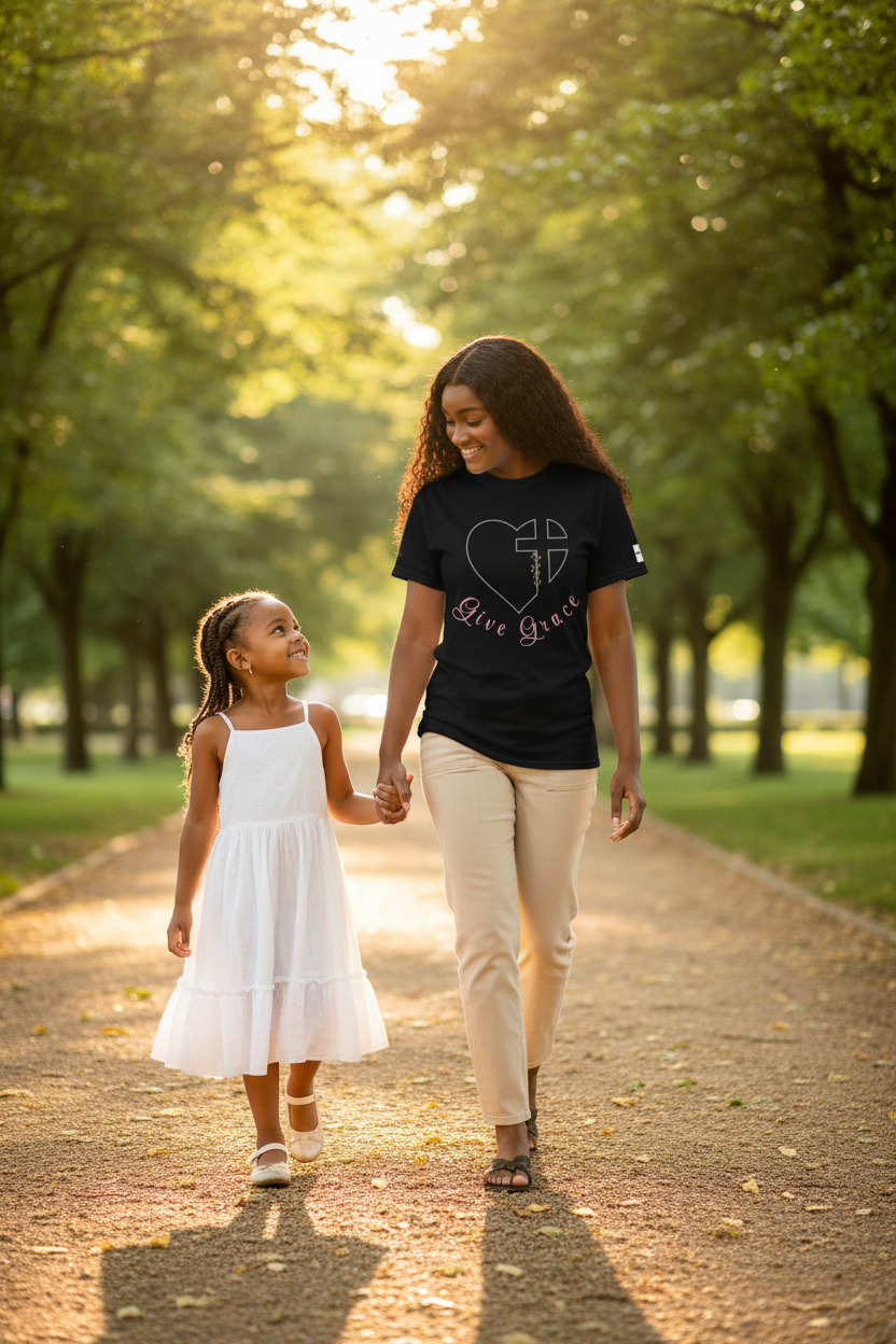 Woman's Give Grace Tee Lifestyle