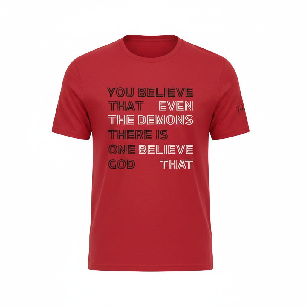 You Believe Tee – Mockup